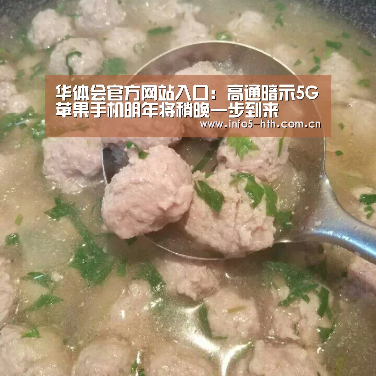 华体会官方网站入口:高通暗示5G苹果手机明年将稍晚一步到来(图1) 华体会官方网站入口